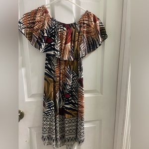 Beach Lunch Lounge Brand - Palm Leaf Print - Stunning Dress - Size XSmall / TP